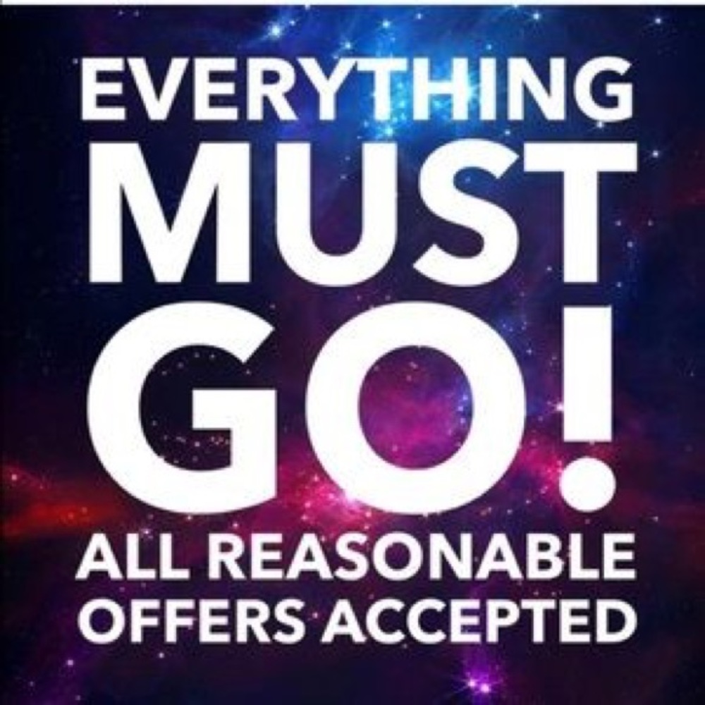 All reasonable offers will be accepted!